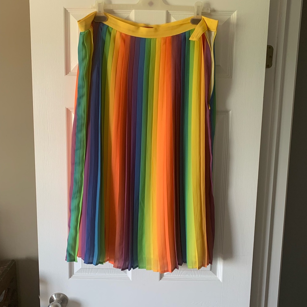 Rainbow A-Line Skirt